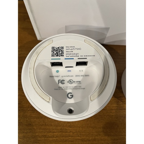 Google WiFi System Router For Whole Home Coverage AC 1304 (3 PACK) Mesh /w Box. - Picture 4 of 12